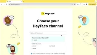 Adding HeyTaco to Slack Screenshot