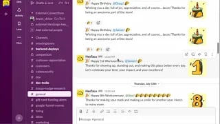 HeyTaco Milestones in Slack Screenshot