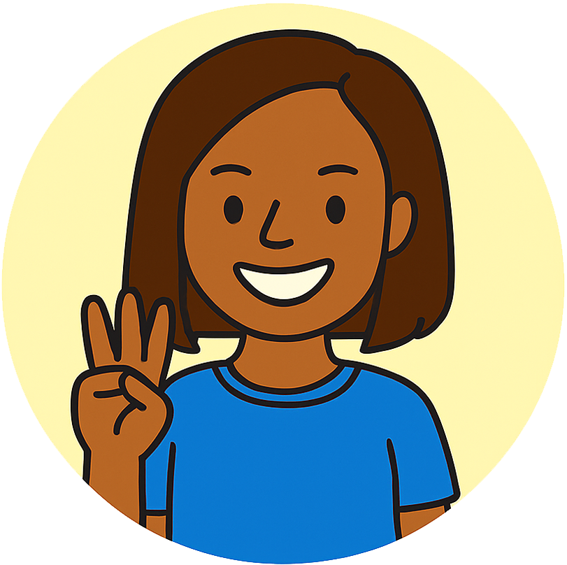 Image of a person holding up three fingers