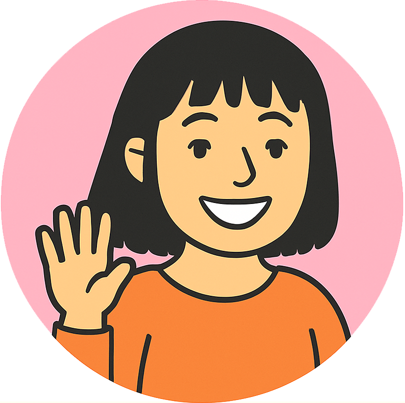 Image of a person holding up five fingers