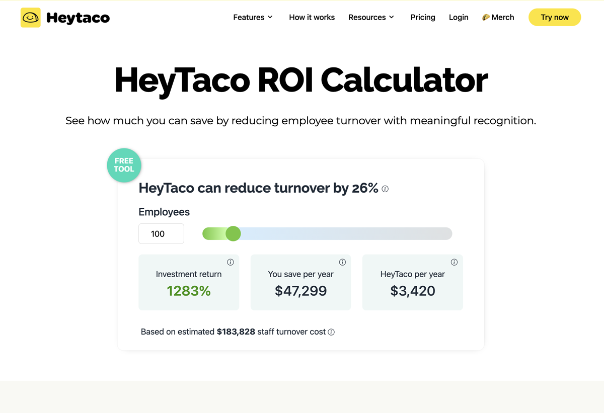 Calculate Your ROI screenshot