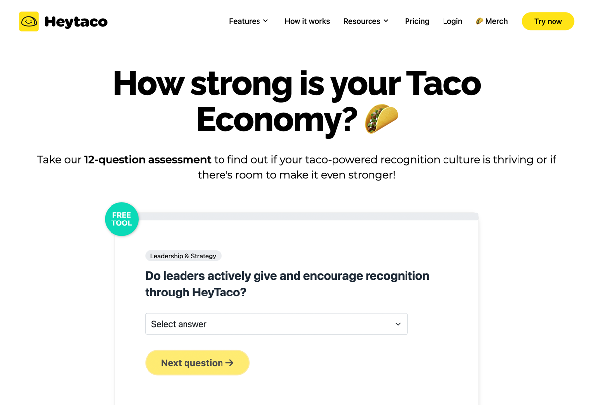 CHow strong is your Taco Economy screenshot